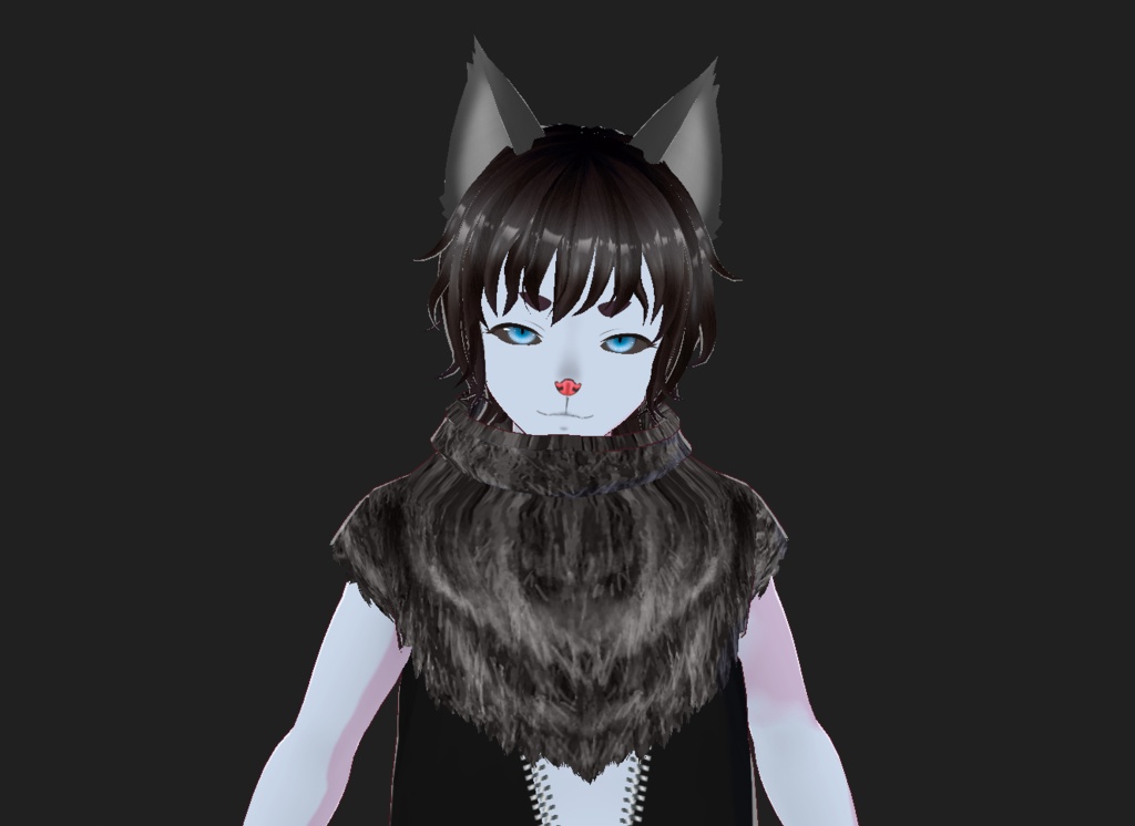 FREE { VRoid } Fur Coat