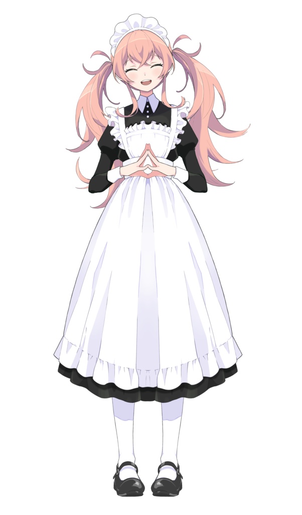 【VTubeStudio対応Live2Dモデル】メイド服の女の子