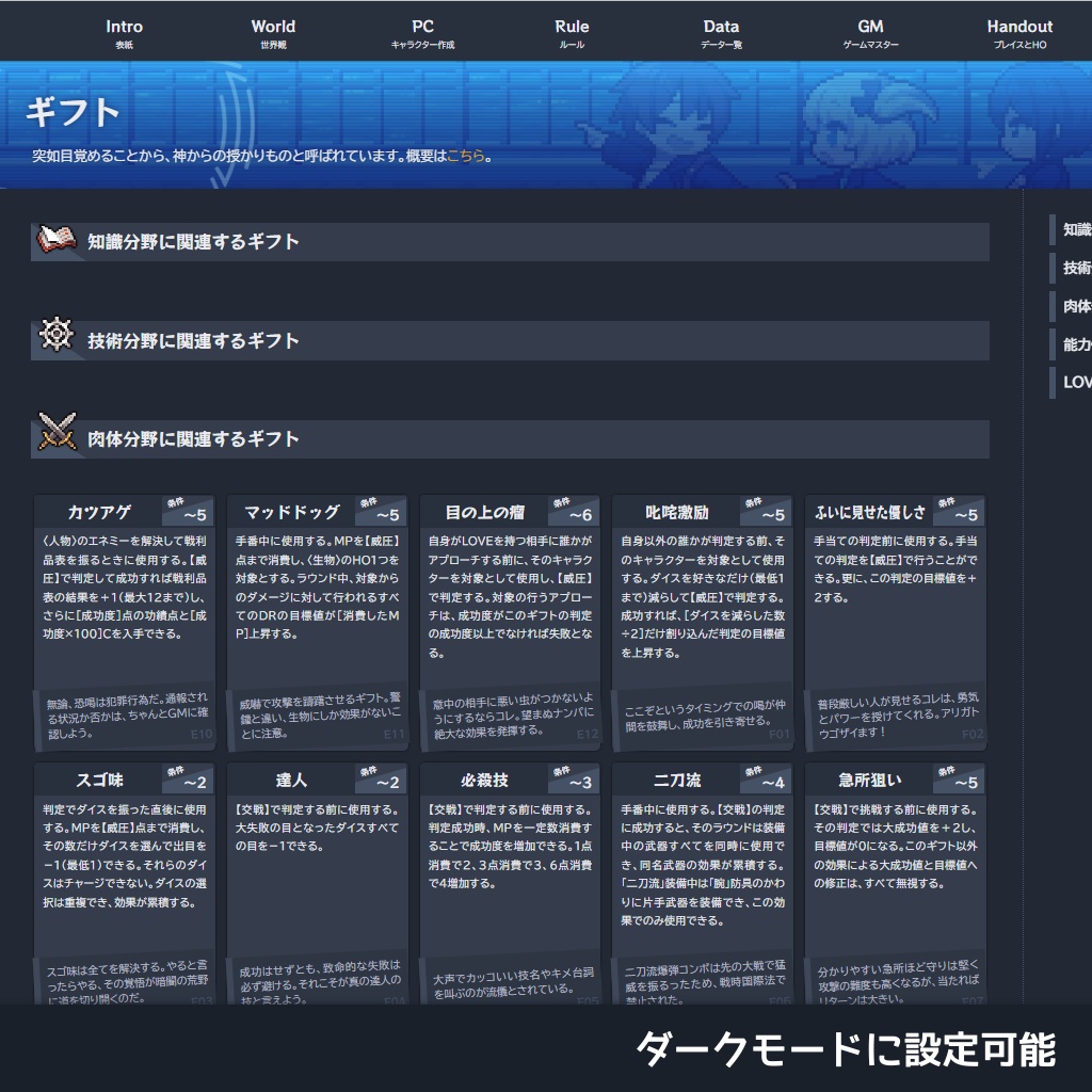 シティ・ポップ・ファンタジーTRPG ワンダーオブワンダラー