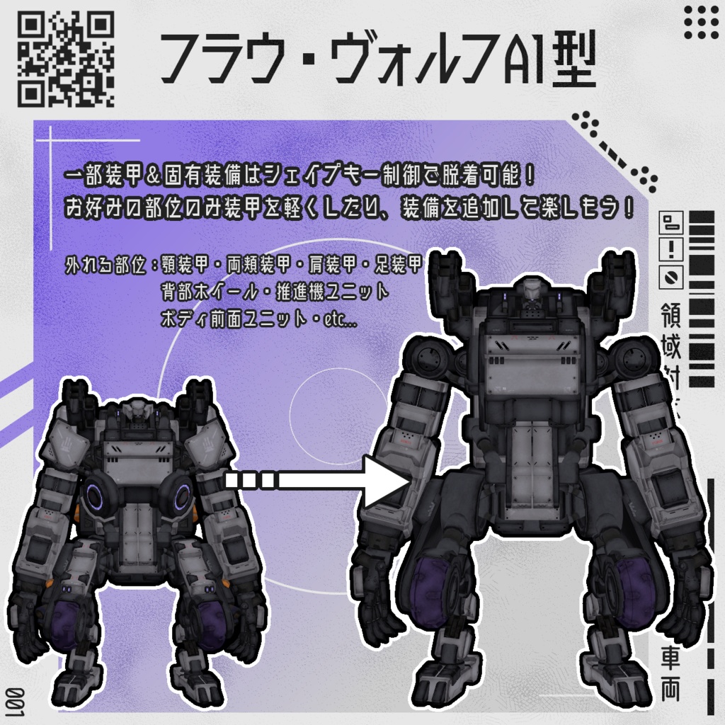 【オリジナル3Dモデル】フラウ・ヴォルフA1型