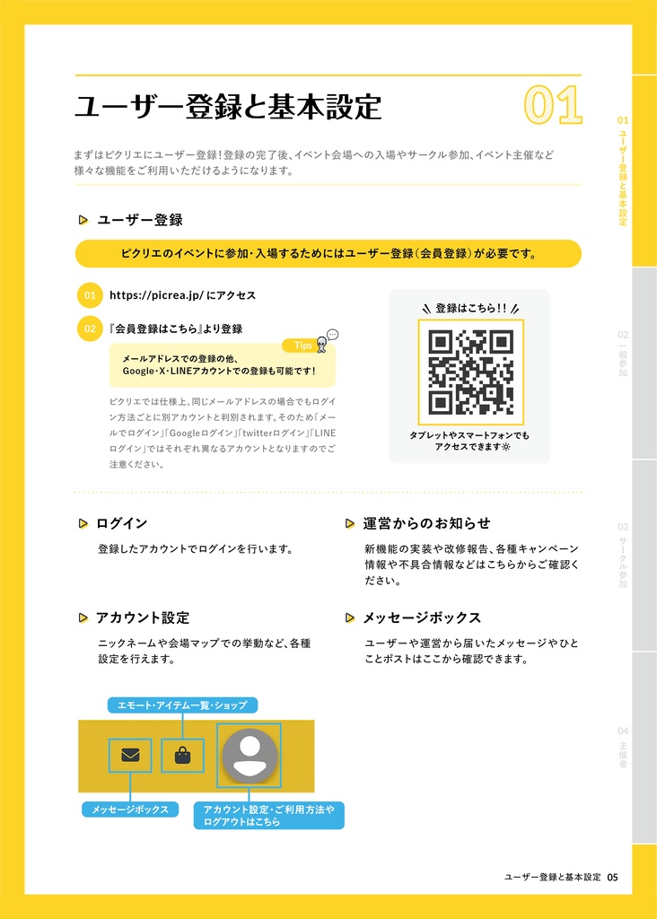 【ピクリエの使い方】ピクリエガイドブック