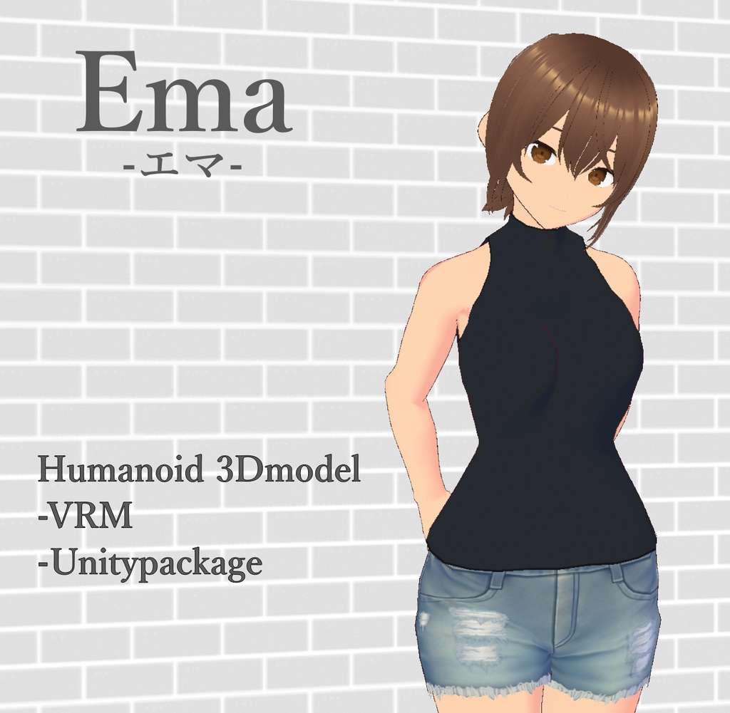 Ema-エマ-　Humanoid 3Dmodel