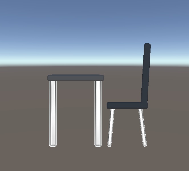 【無料版あり】シックな机・椅子3Dモデル【VRchat/商用利用可】