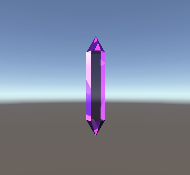 【free】crystal_pillar 3D model【VRchat】