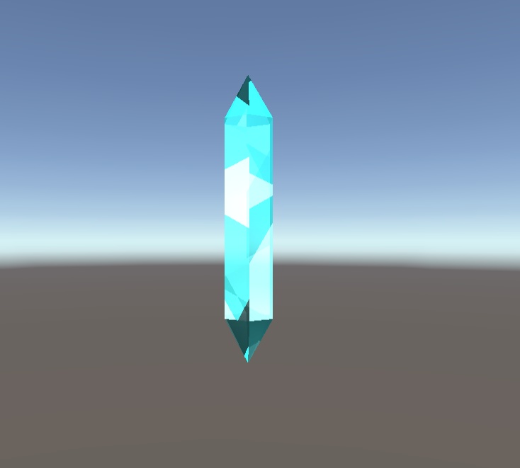 【free】crystal_pillar 3D model【VRchat】