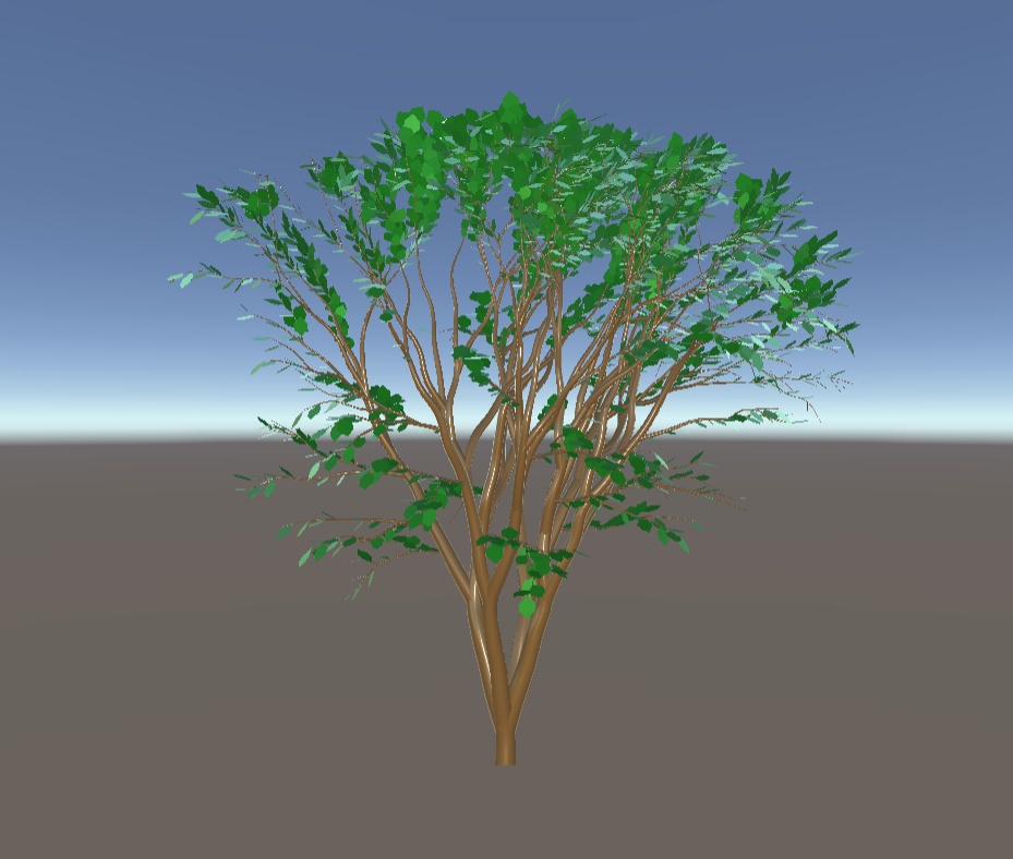 【free】tree/branch/leaves 3D model【VRchat】