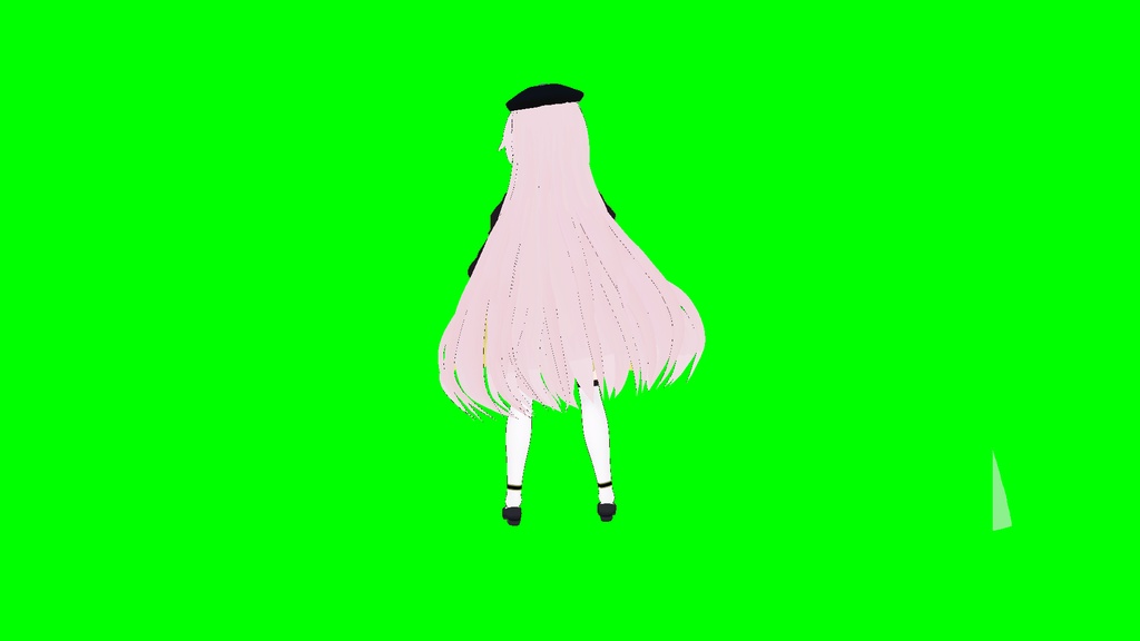 【VRM】ピンク髪女の子3Dモデル
