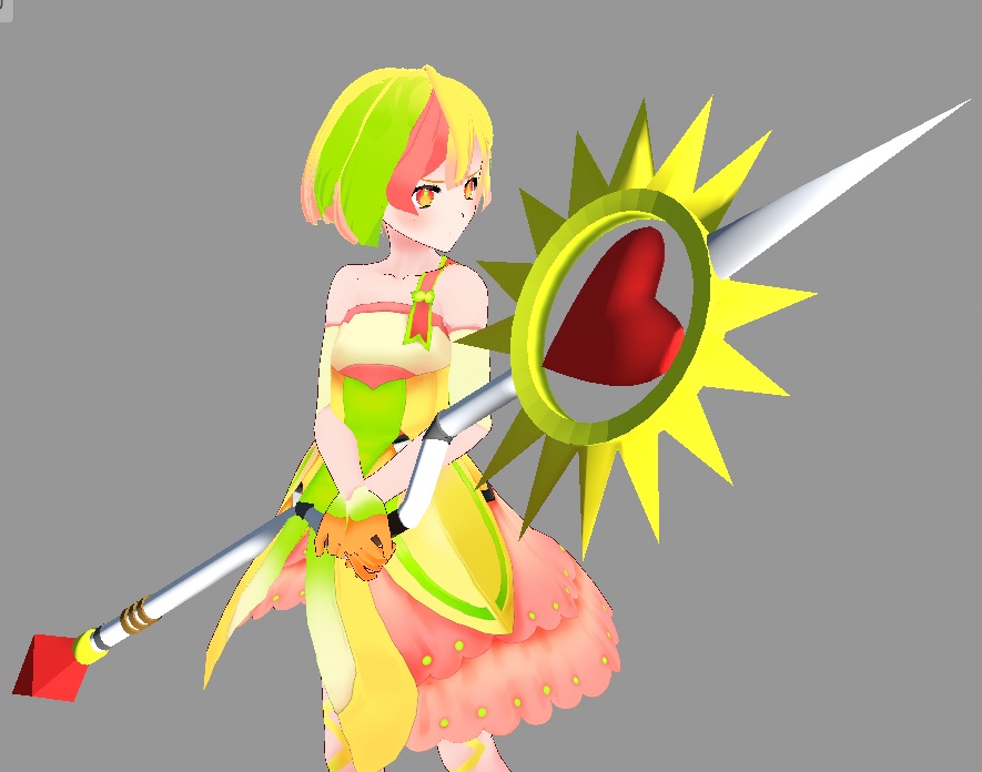 【FBX】攻撃力高そうな魔法の杖(ステッキ)