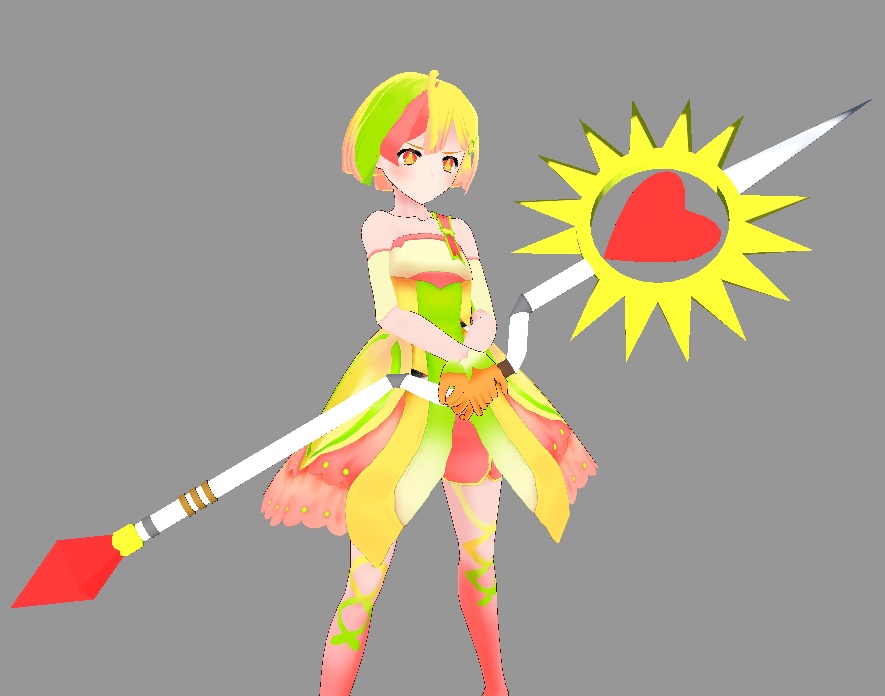 【FBX】攻撃力高そうな魔法の杖(ステッキ)