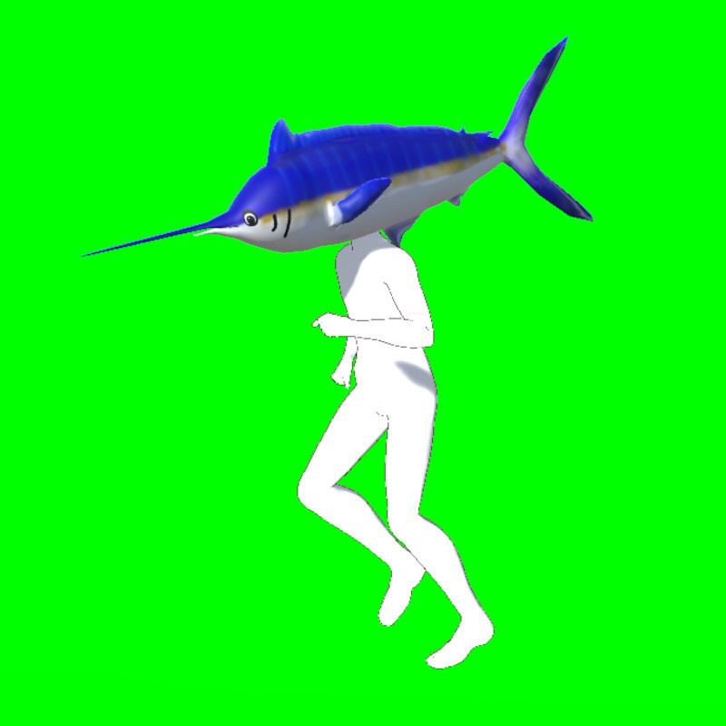 【VRM】Vtuberになりたい人におすすめ(?)カジキ人間