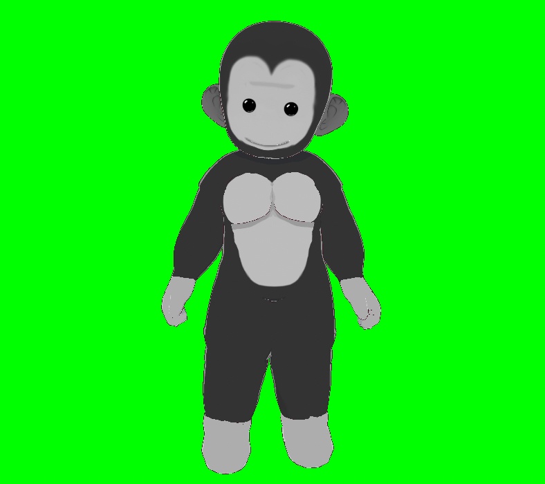 【VRM】Vtuberやゲームにおすすめ ゴリラ