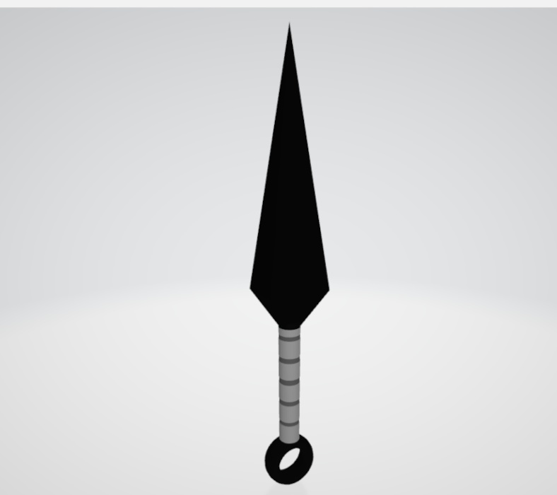 【FBX】赤いクナイと白いクナイ