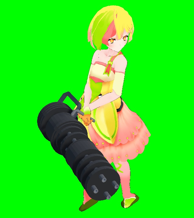 【FBX】ミニガン ガトリング 武器