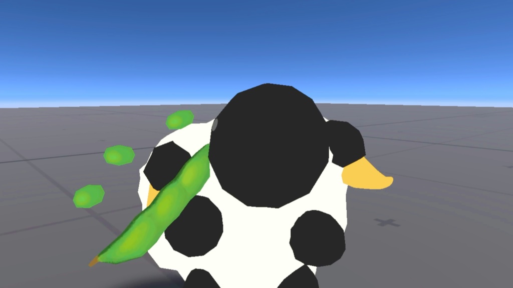 豆を発射できる『ポンポン!えだまめ』