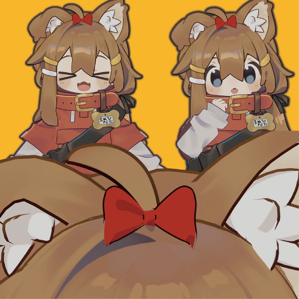 【無料/Free】アホ毛リボン【まめひなた専用】