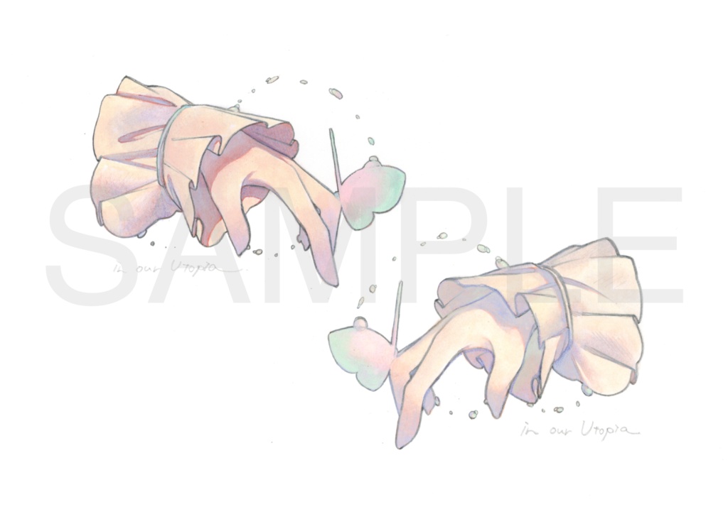 Artworks book / 画集 “Flower path” 冊子版