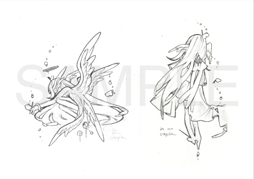 Artworks book / 画集 “Flower path” 冊子版