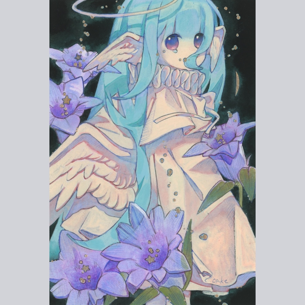 額装原画『愛に佇む』