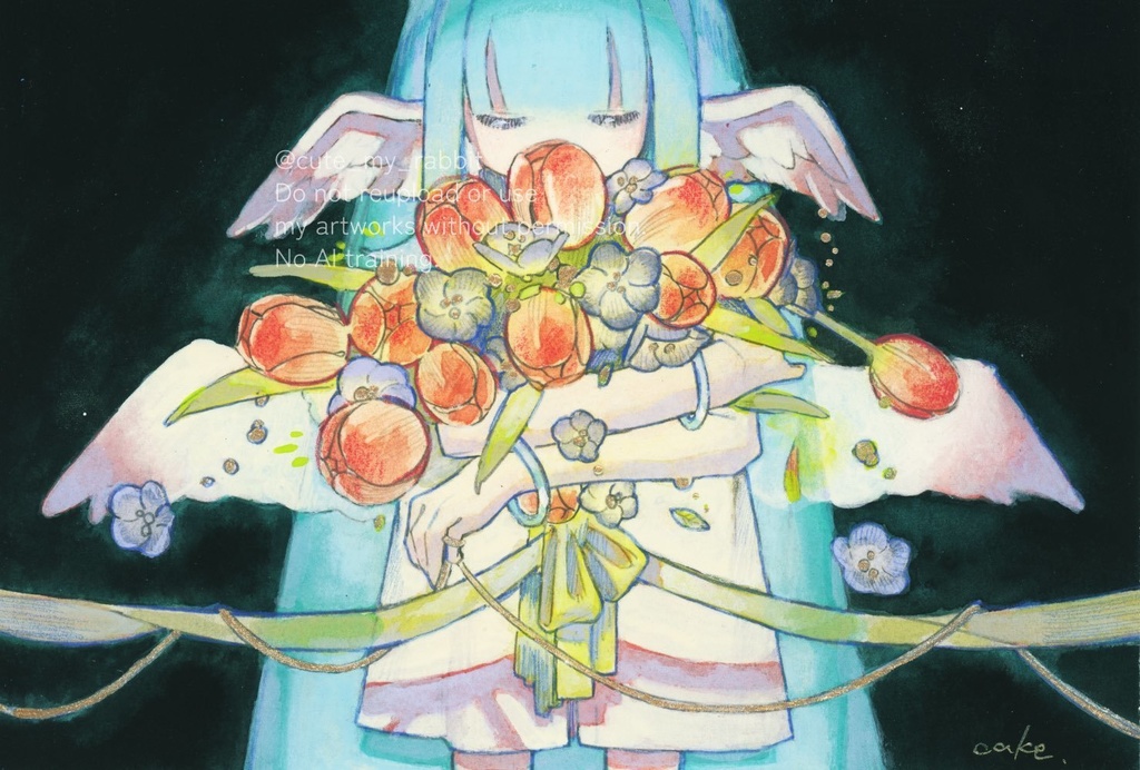 【在庫僅少】ポストカード（bouquet-Maiden）