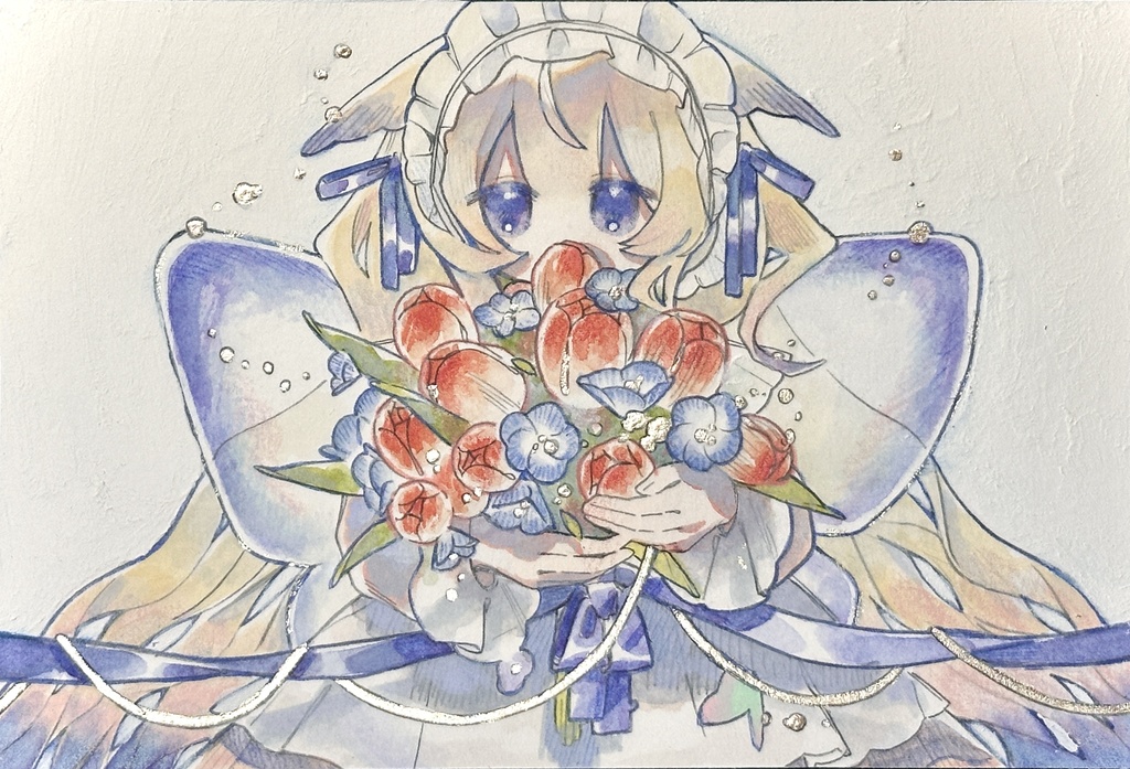 【在庫僅少】ポストカード（bouquet-Wendy）