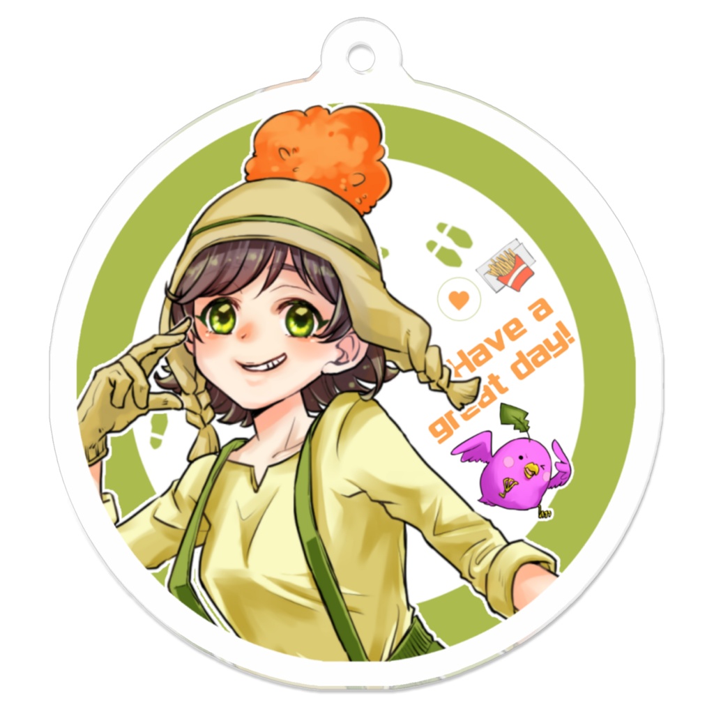 『Have a great day!』アクリルキーホルダー