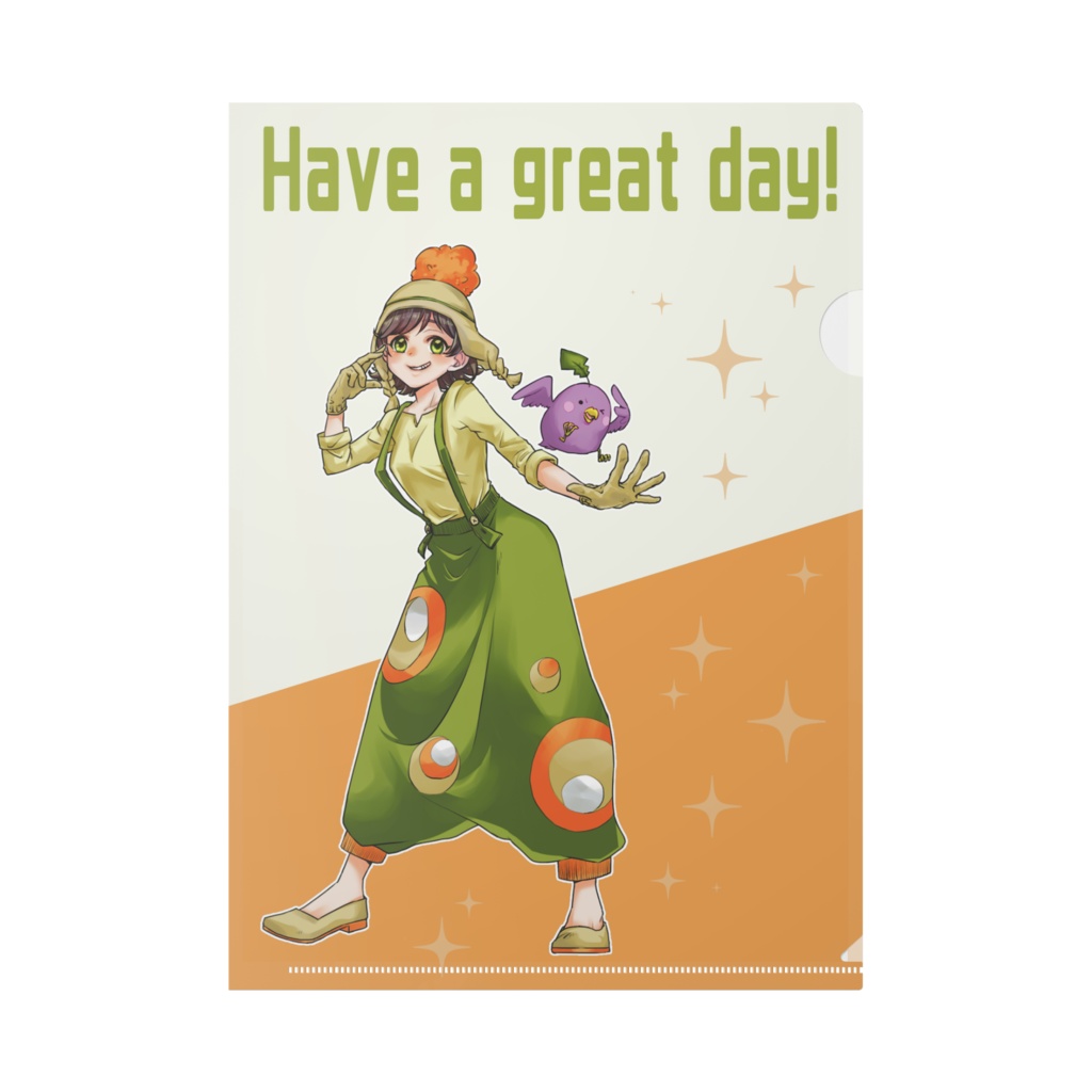 『Have a great day!』A4クリアファイル