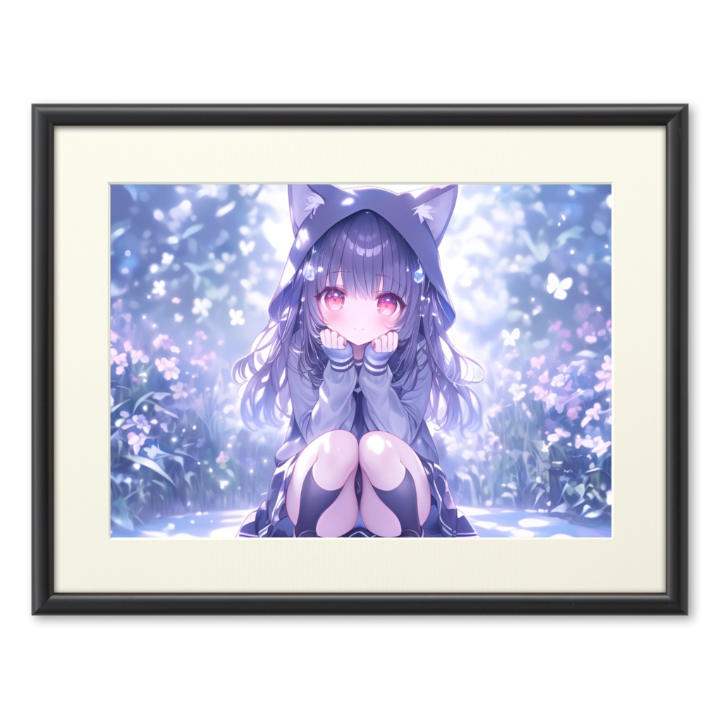 「きみの夜に寄り添う月の子猫」