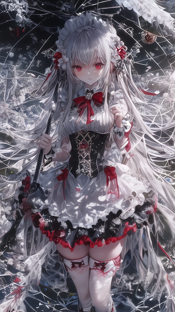 「紅桜に雨は降る」7枚集