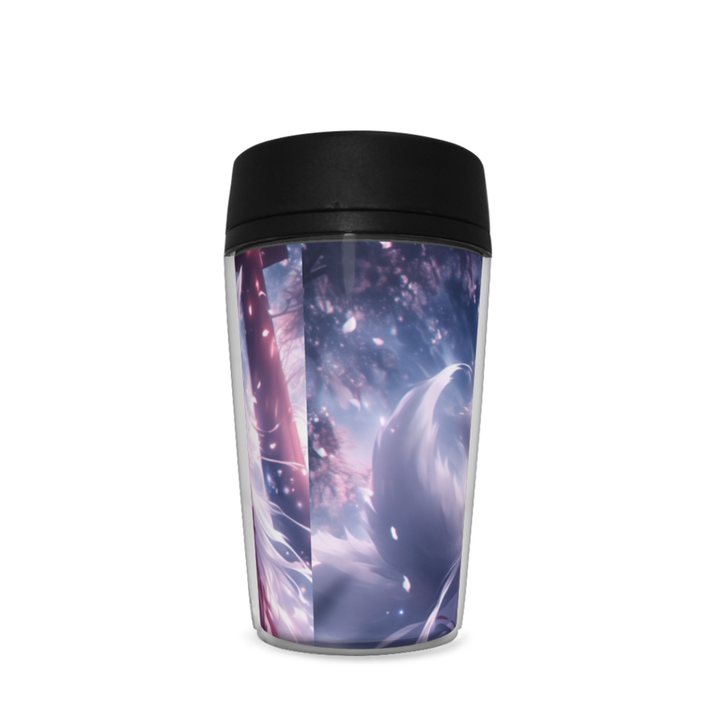 白狐の夜桜(びゃっこのよざくら)