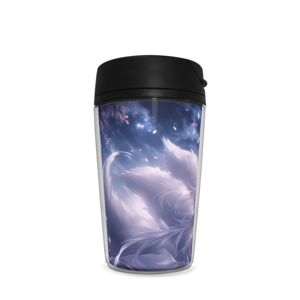 白狐の夜桜(びゃっこのよざくら)