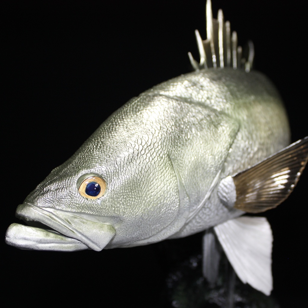 生まれのブランドで フィギュア(大) シーバス 魚寸45cm 生き物・恐竜 - 生き物・恐竜