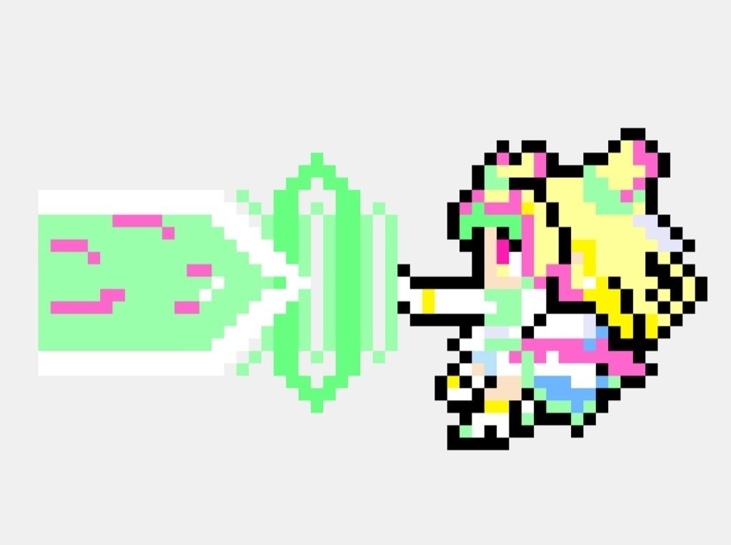 キュアズキューン　ズキューンバズーカ　ミニドットアクリルスタンド