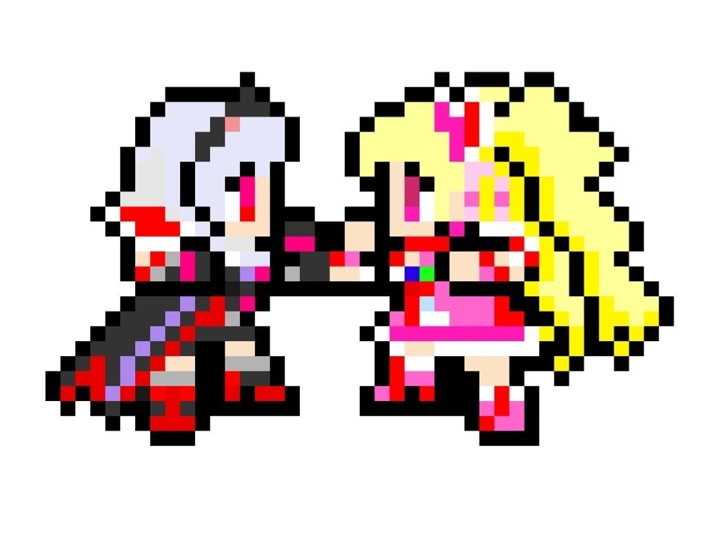 キュアピーチ対イース　ミニドットアクリルスタンド