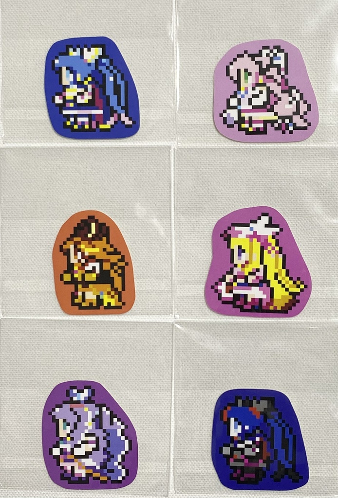 ひろプリ ドット絵シール