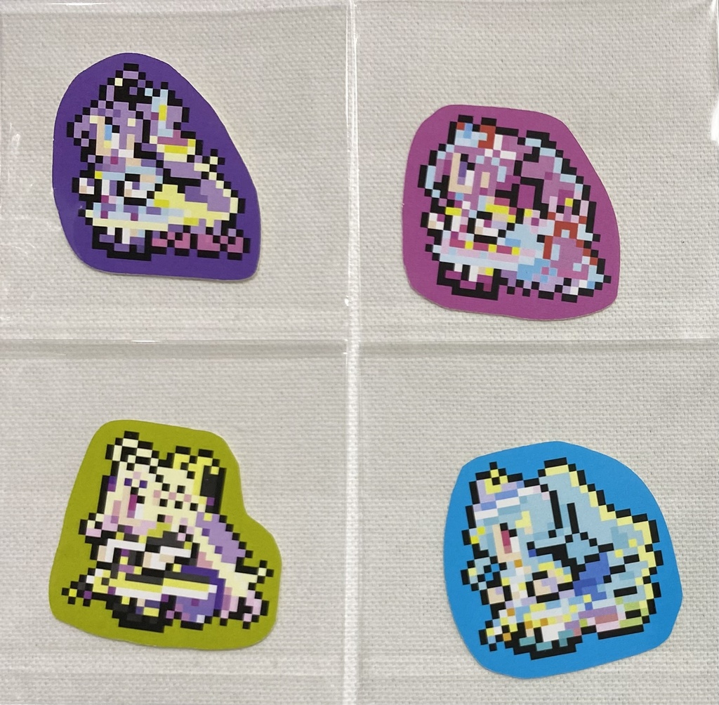 たんプリ　ドット絵シール