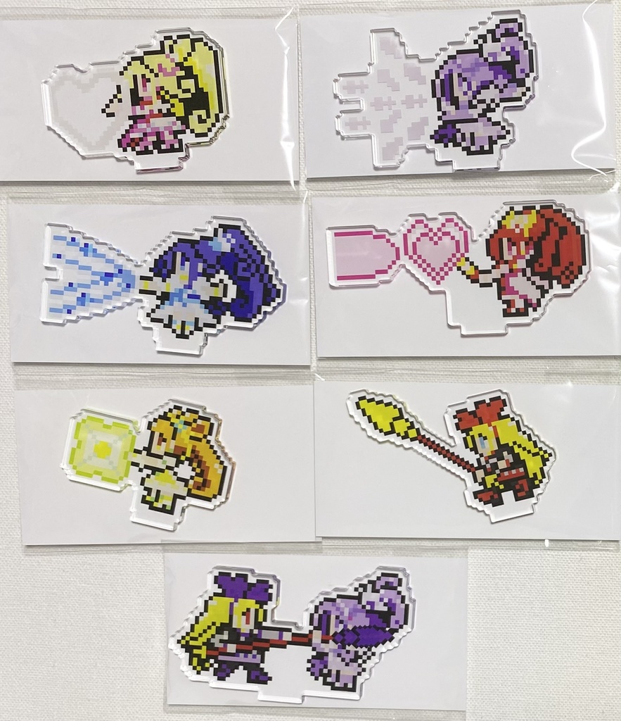 ドキプリ ドット絵ミニアクリルスタンド