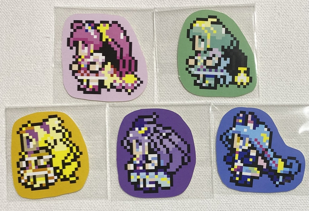 スタプリ　ドット絵シール