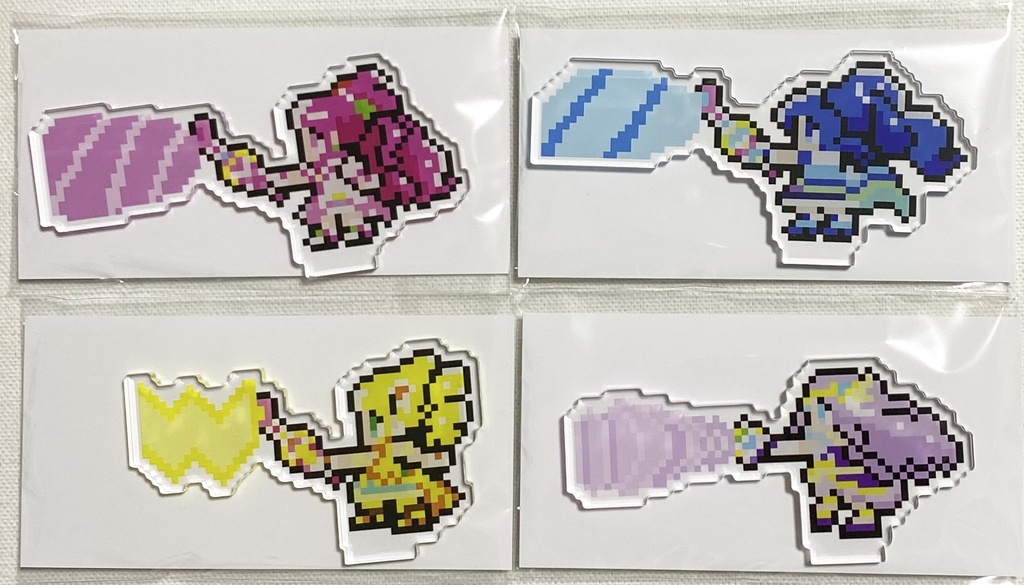 ヒープリ　ドット絵アクリルスタンド