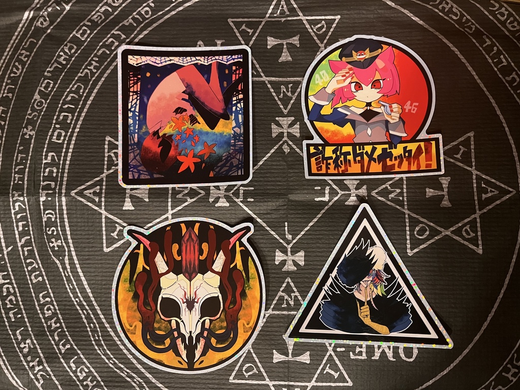 芥曲モチーフステッカー