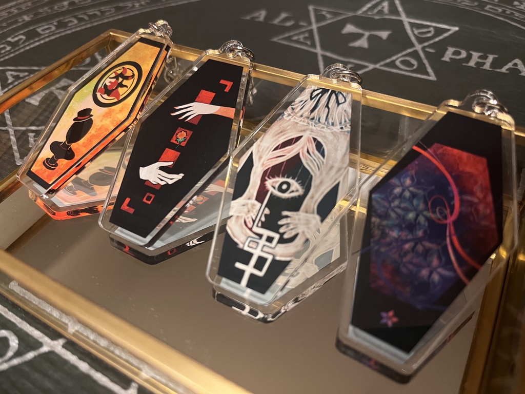 芥曲モチーフアクリルキーホルダー