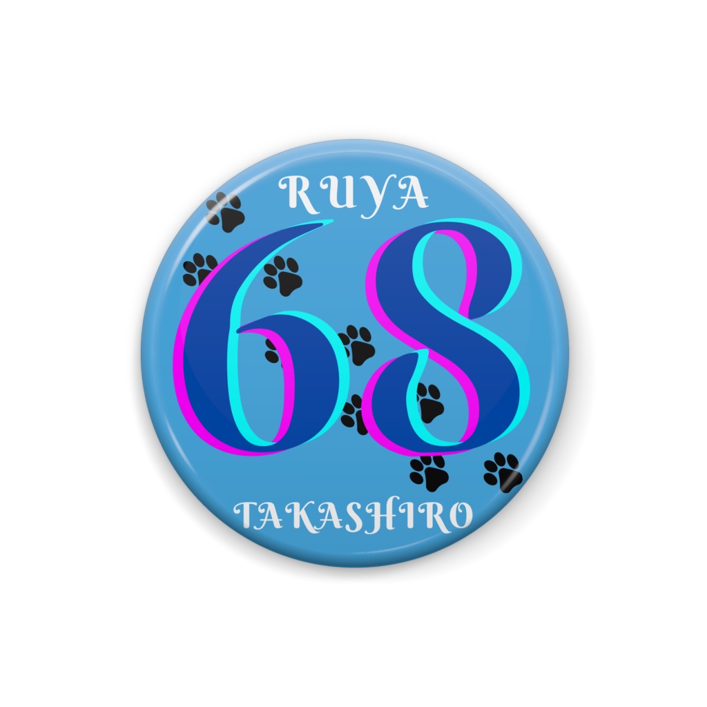 るやロゴ缶バッチ