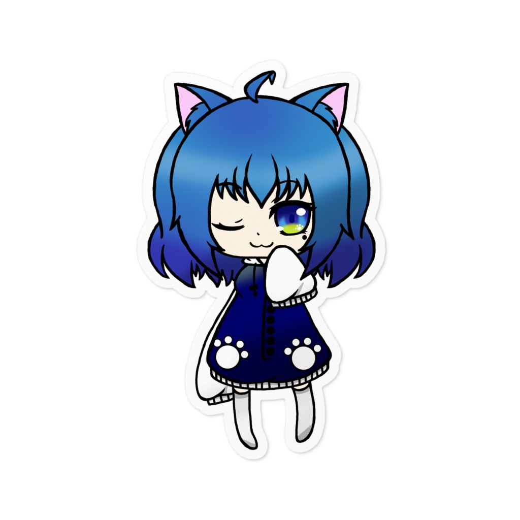 るやステッカーデフォルメ