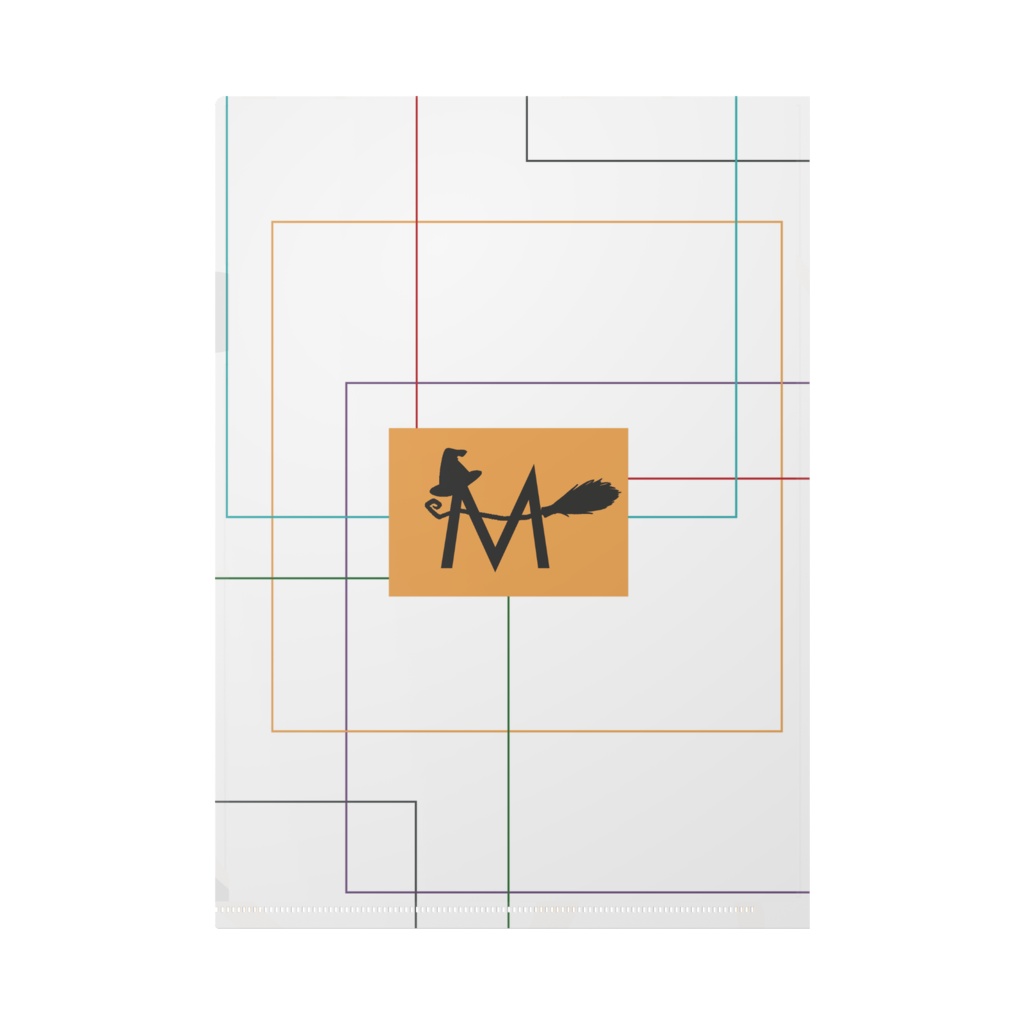 一体この線はどこに・・・ みんな繋がれクリアファイル