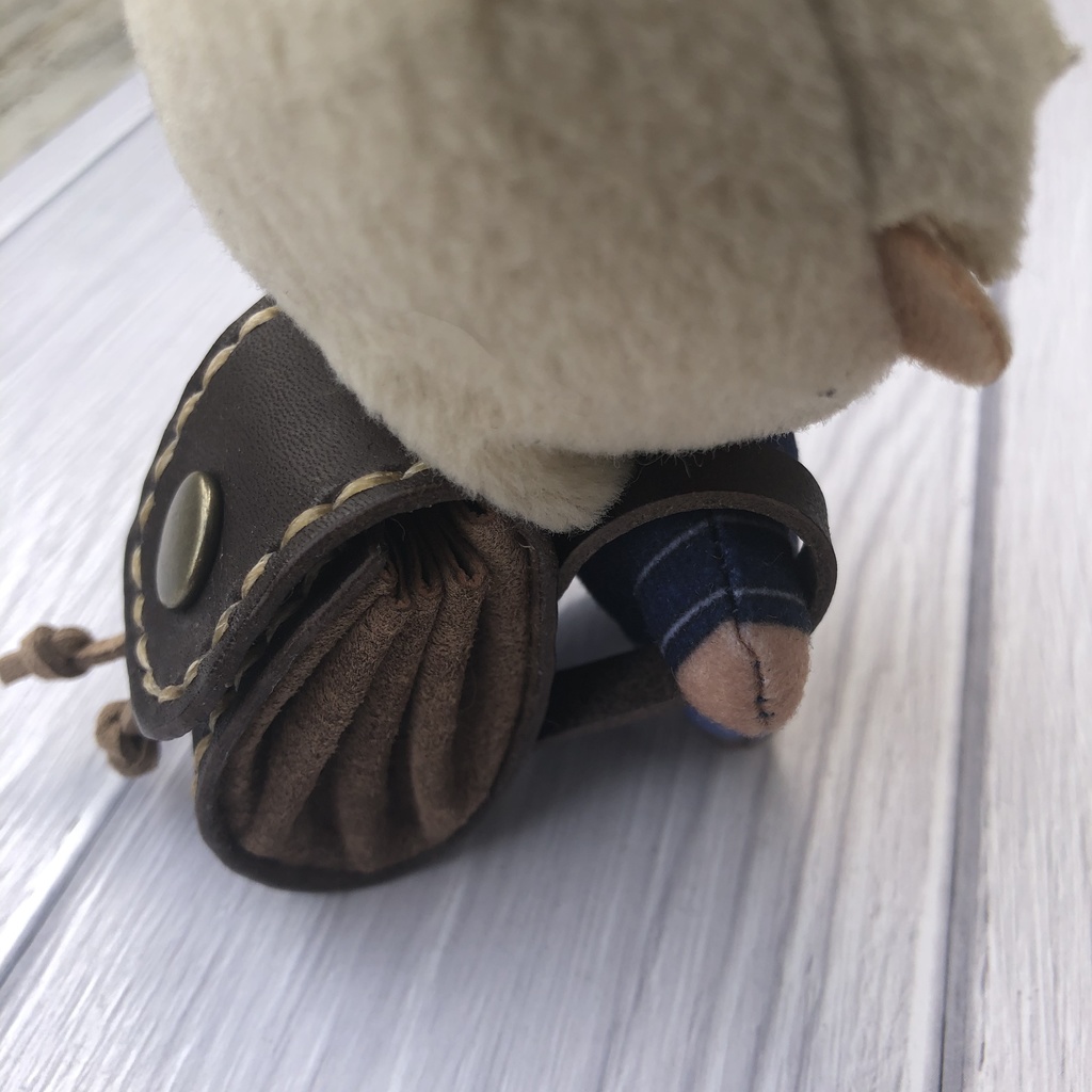 【本革】ぬい用じゃばらリュック1