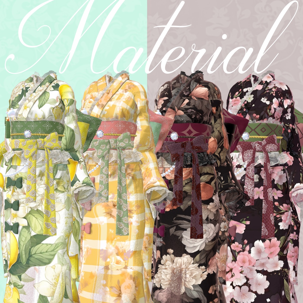 ~Hannari~ハイカラ浴衣【複数アバター対応】