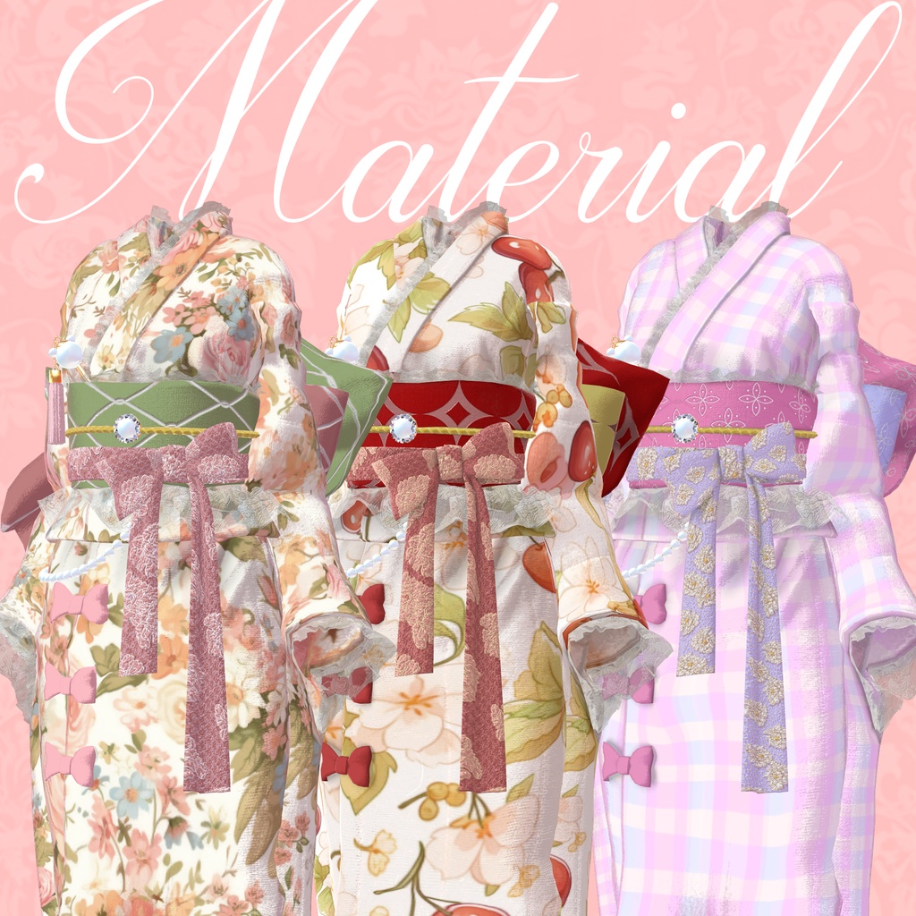 ~Hannari~ハイカラ浴衣【複数アバター対応】