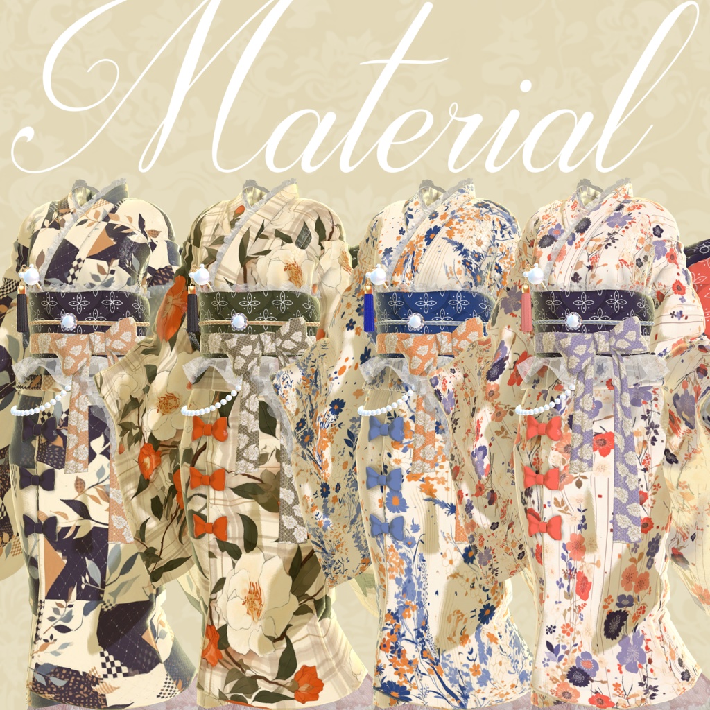 ~Hannari~ハイカラ浴衣【複数アバター対応】