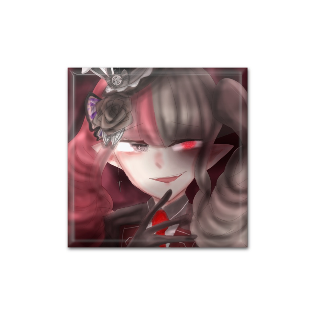 ヴィラン印の缶バッチ