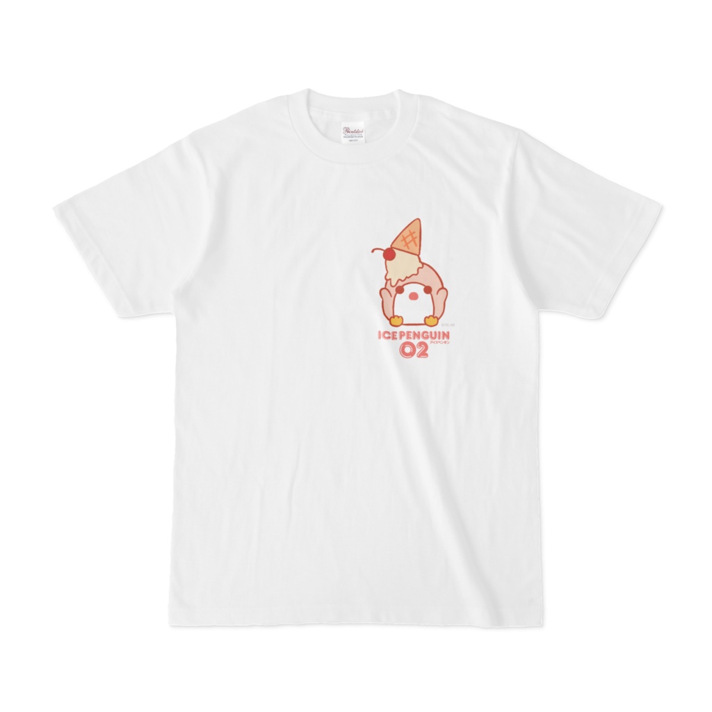アイスペンギン02 白Tシャツ
