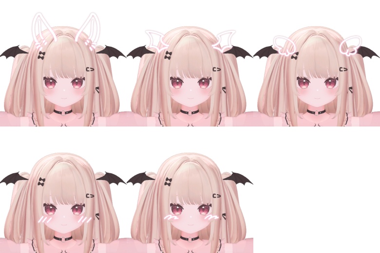 【MA】らくがき風ネオンライト11種【りりか対応】